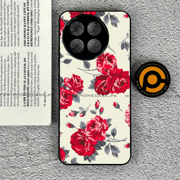 Tecno Spark 30 Pro - Floral Series Design 8 - Premium Printed Metal soft Bumper shock Proof Case