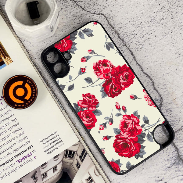 Nothing CMF Phone 1 - Floral Series Design 8 - Premium Metal Printed soft Bumper Shock Proof Case