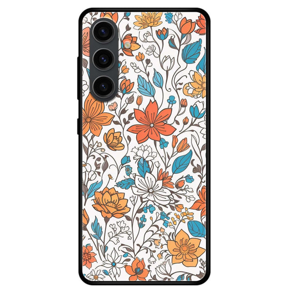 Samsung Galaxy S23 - Floral Series Design 9 - Premium Printed Metal Case