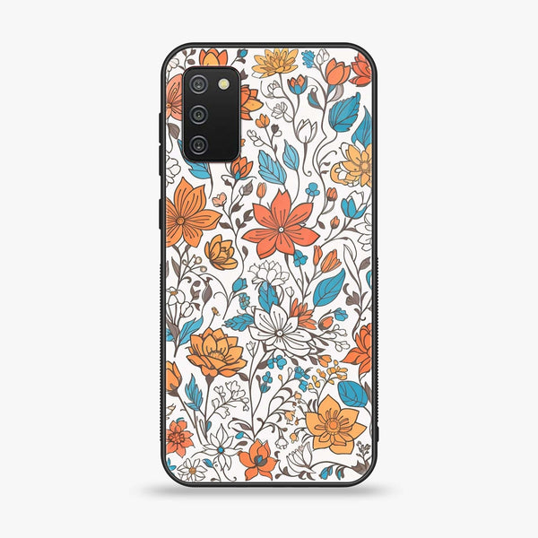 Samsung Galaxy A02s - Floral Series Design 9 - Premium Printed Glass Case