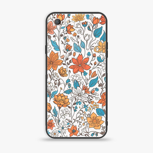 Oppo A71 - Floral Series Design 9 - Premium Printed Glass Case