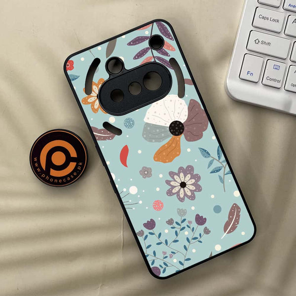 Nothing Phone 3a - Floral Series Design 5 - Premium Metal Printed soft Bumper shock Proof Case