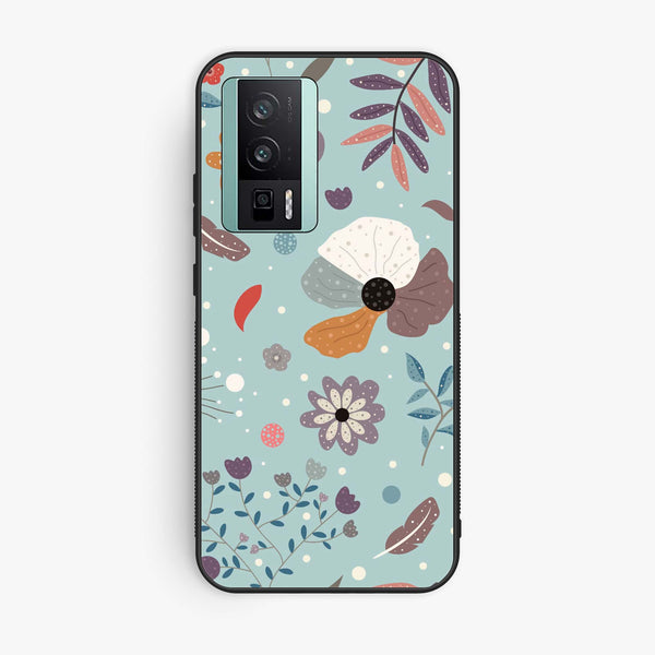 Xiaomi Redmi K60 - Floral Series Design 5 - Premium Printed soft Bumper shock Proof Case