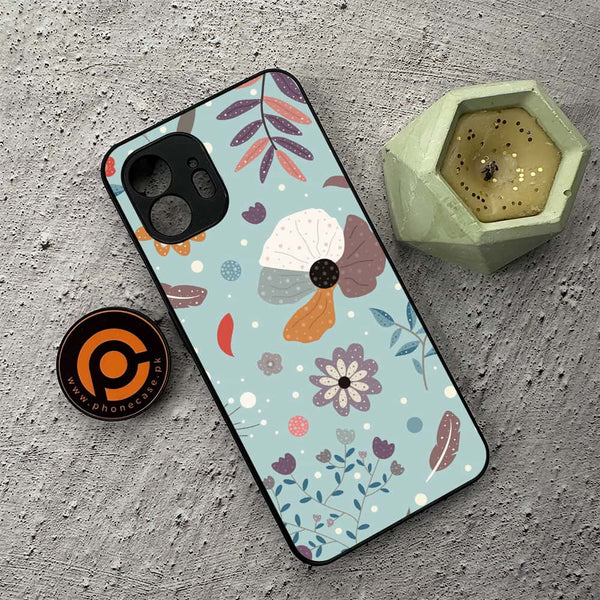 Nothing Phone 2 - Floral Series Design 5 - Premium Metal Printed soft Bumper shock Proof Case