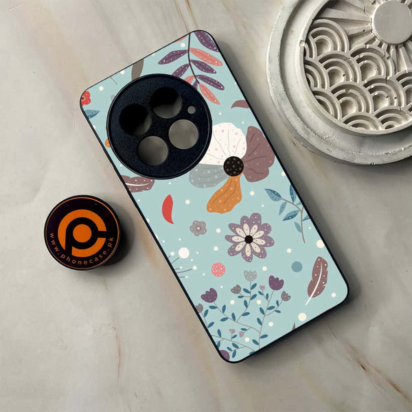 OnePlus 13 - Floral Series Design 5 - Premium Metal Printed soft Bumper shock Proof Case