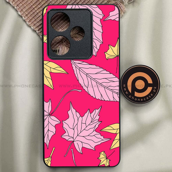 Realme GT 7 - Floral Series Design 6 - Premium Metal Printed soft Bumper shock Proof Case