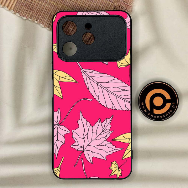 Tecno Spark 40 - Floral Series Design 6 - Premium Metal Printed soft Bumper shock Proof Case