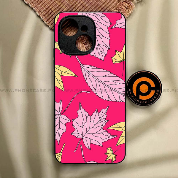 Tecno Spark 40C - Floral Series Design 6 - Premium Metal Printed soft Bumper shock Proof Case