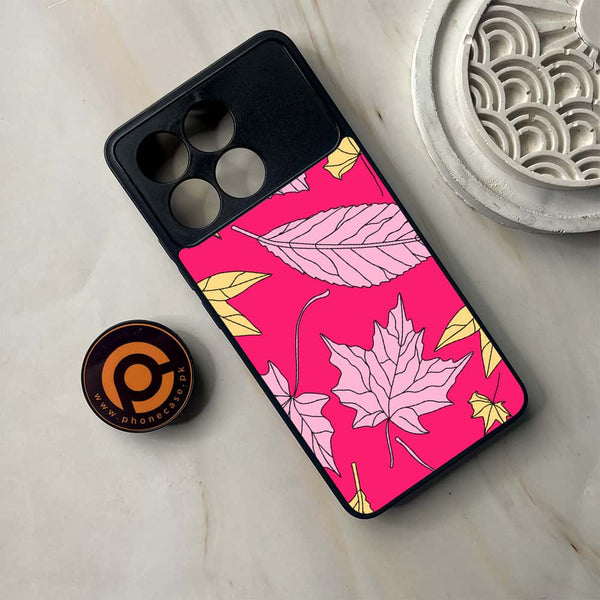 Xiaomi Poco F6 Pro - Floral Series Design 6 - Premium Metal Printed soft Bumper shock Proof Case