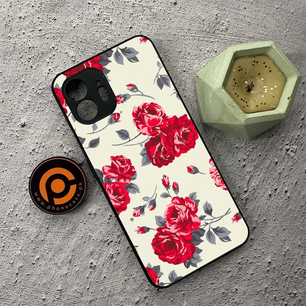 Nothing Phone 2 - Floral Series Design 8 - Premium Metal Printed soft Bumper shock Proof Case
