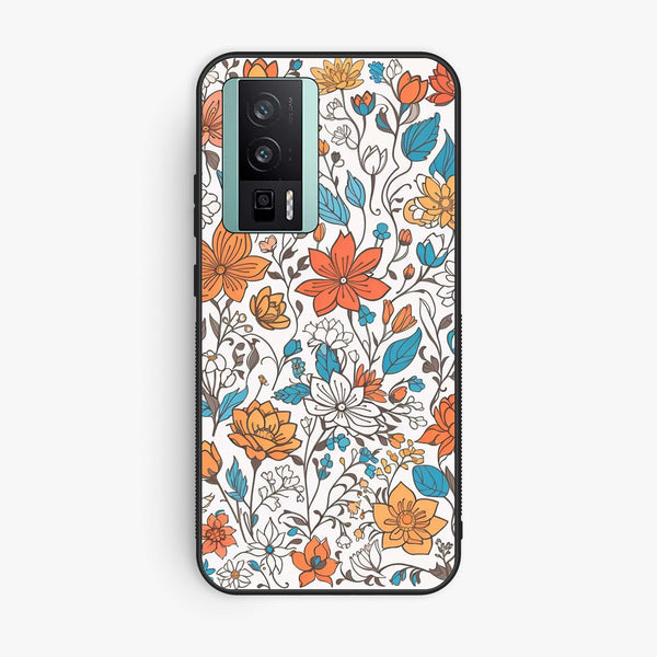 Xiaomi Redmi K60 Pro - Floral Series Design 9 - Premium Printed soft Bumper shock Proof Case