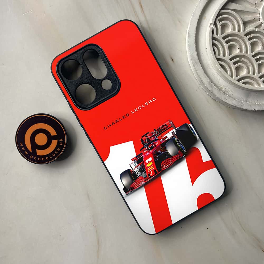 Oppo Reno 14 5G - Formula 1 Design Series - Premium Metal Printed soft Bumper shock Proof Case