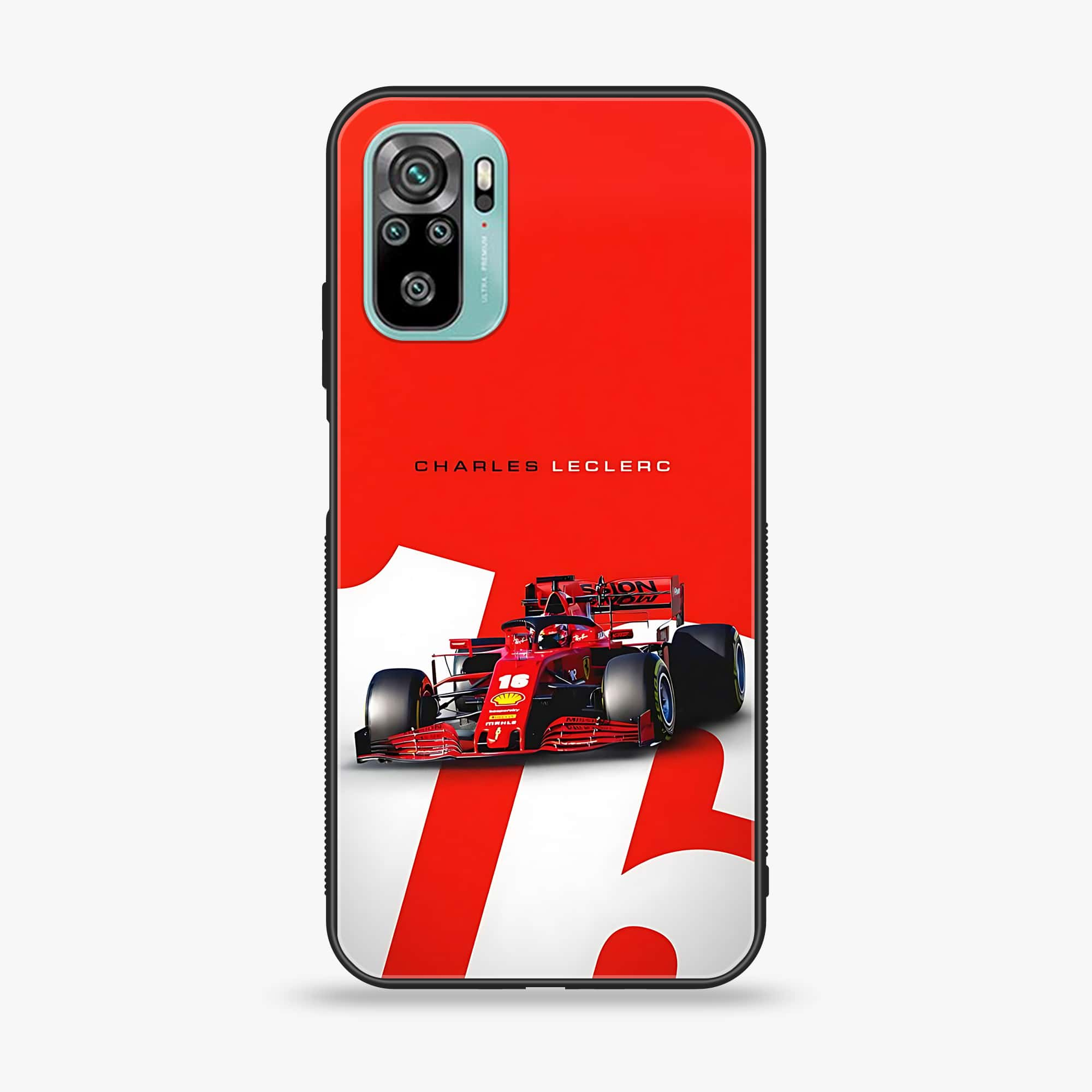 Xiaomi Redmi Note 10 - Formula 1 Design - Premium Printed Glass soft Bumper shock Proof Case