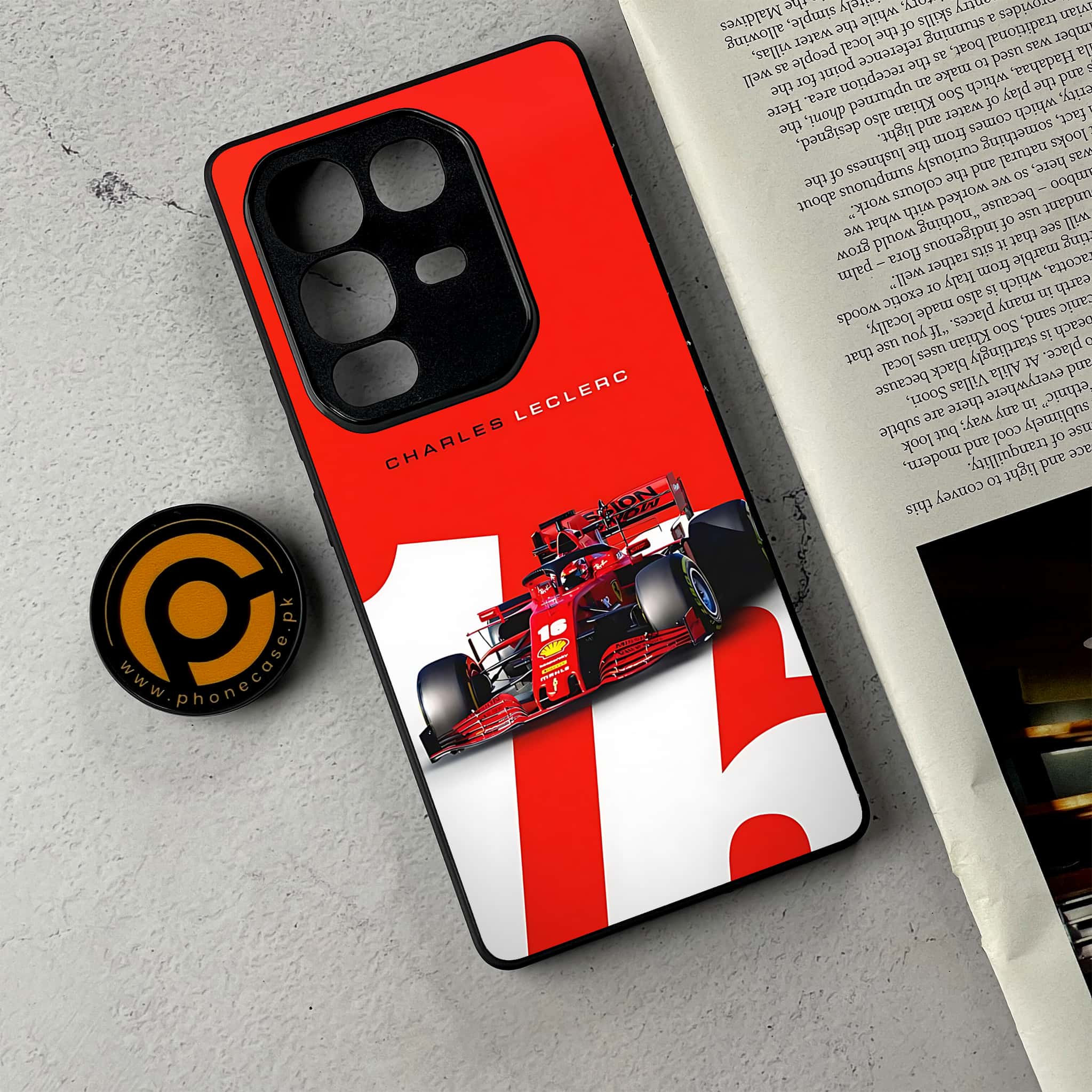 Infinix Note 50 - Formula 1 Design Series - Premium Metal Printed Soft Bumper Shockproof Case