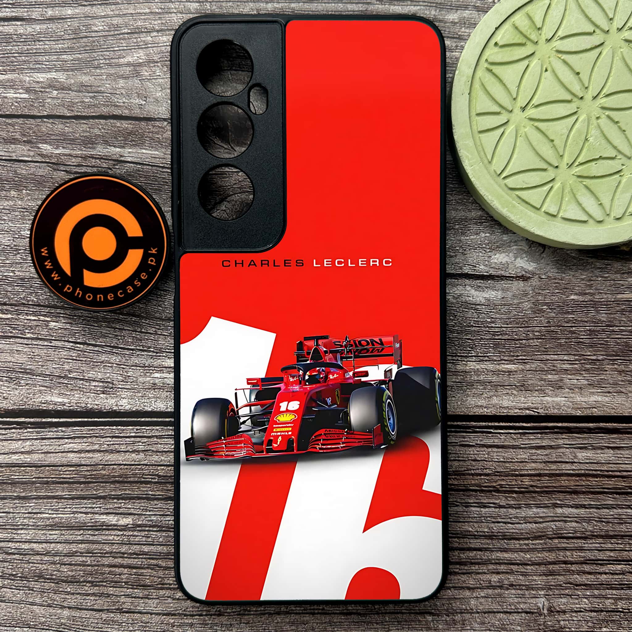 Realme C65  - Formula 1 Design Series - Premium Metal Printed soft Bumper shock Proof Case