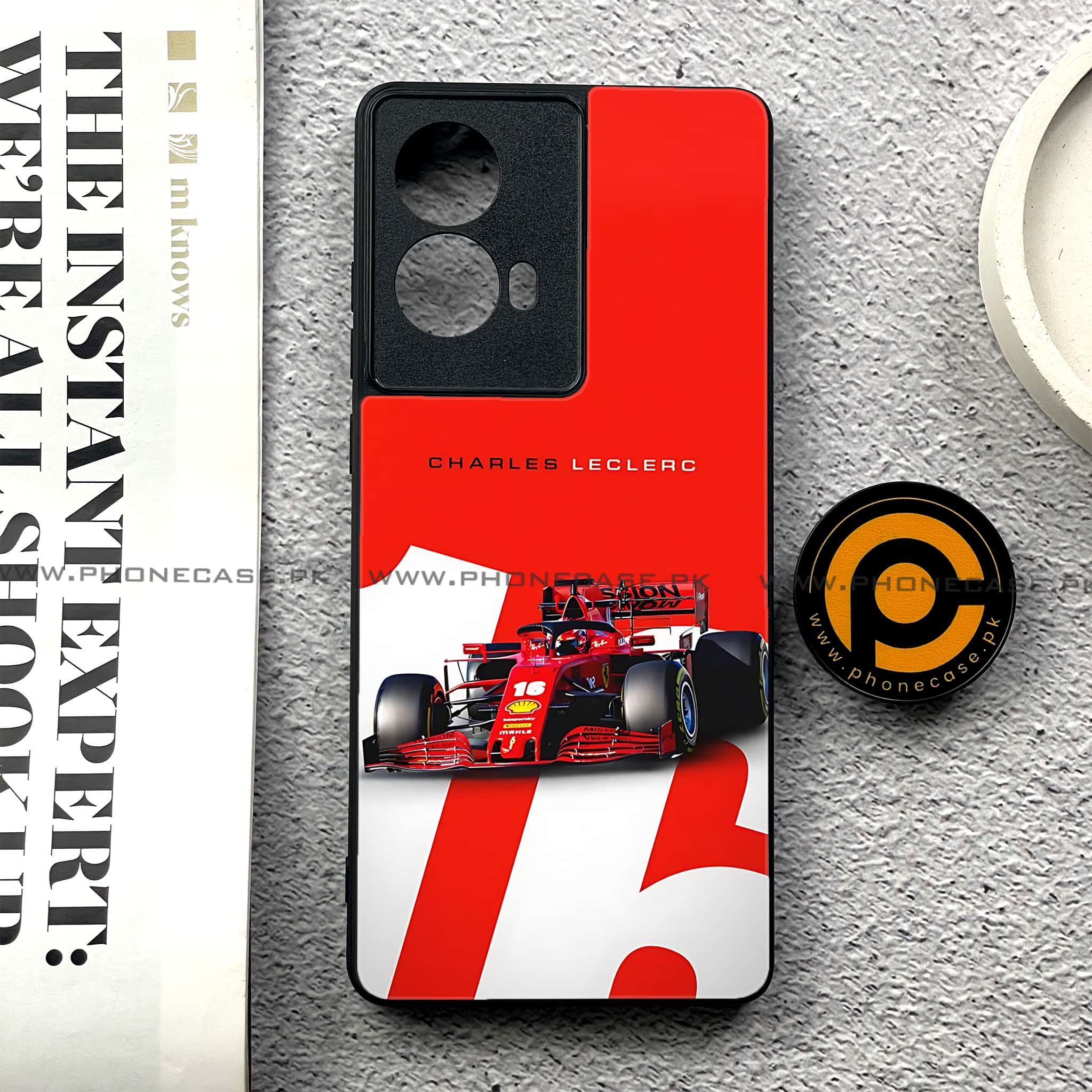 Moto G85 - Formula 1 Design - Premium Printed Glass soft Bumper shock Proof Case