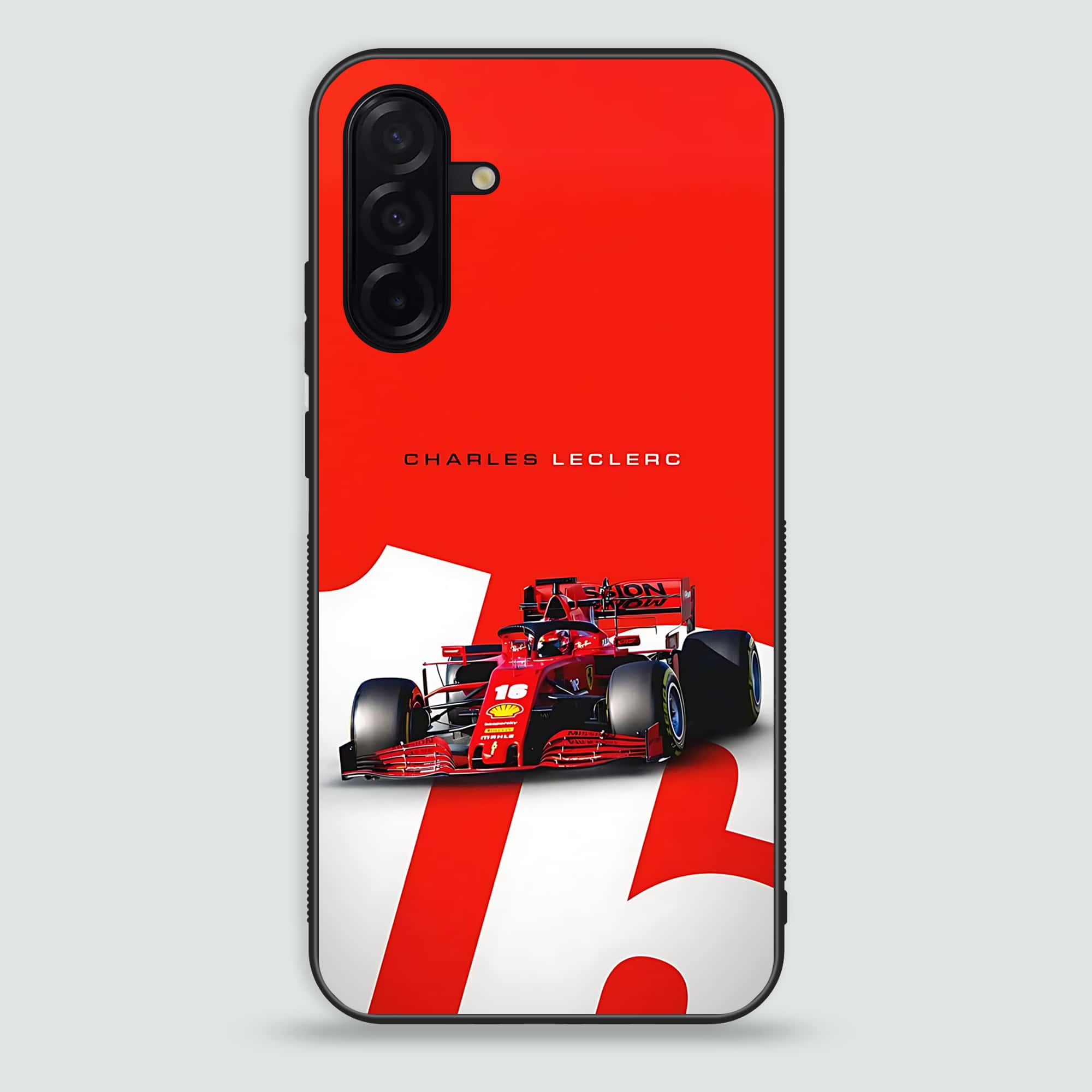 Samsung Galaxy A26 -   Formula 1 Design- Premium Printed Glass soft Bumper shock Proof Case