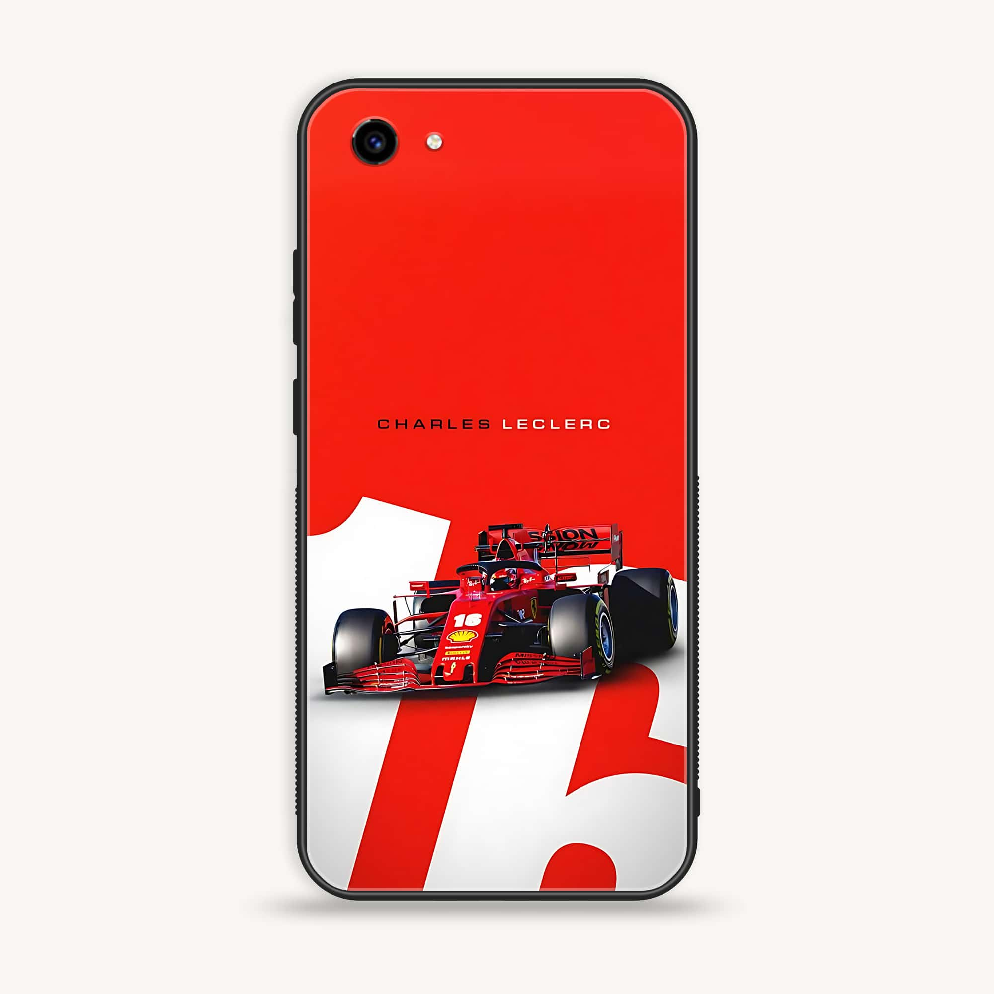 Vivo Y83 - Formula 1 Design Series - Premium Printed Glass soft Bumper shock Proof Case