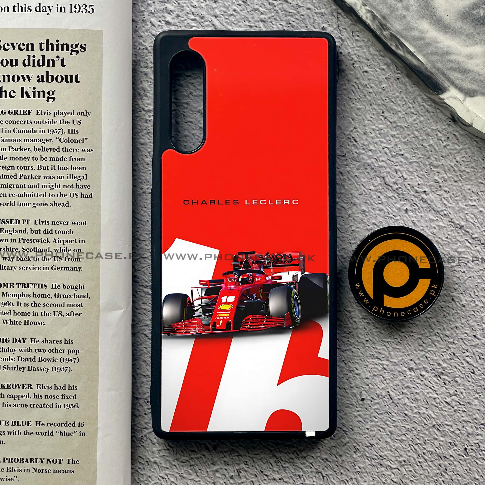 LG Velvet - Formula 1 Design - Premium Printed Glass soft Bumper shock Proof Case