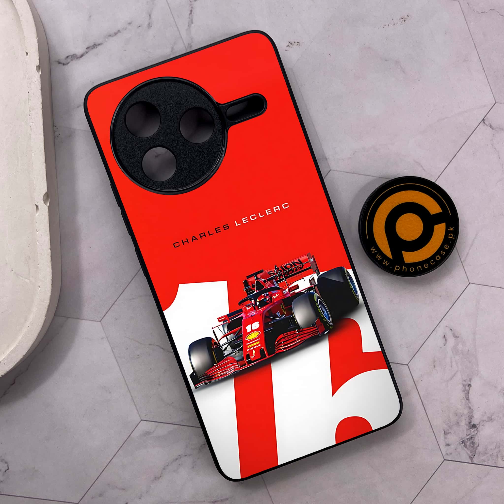 Xiaomi Poco F7 Pro 5G - Formula 1 Design Series - Premium Metal Printed soft Bumper shock Proof Case