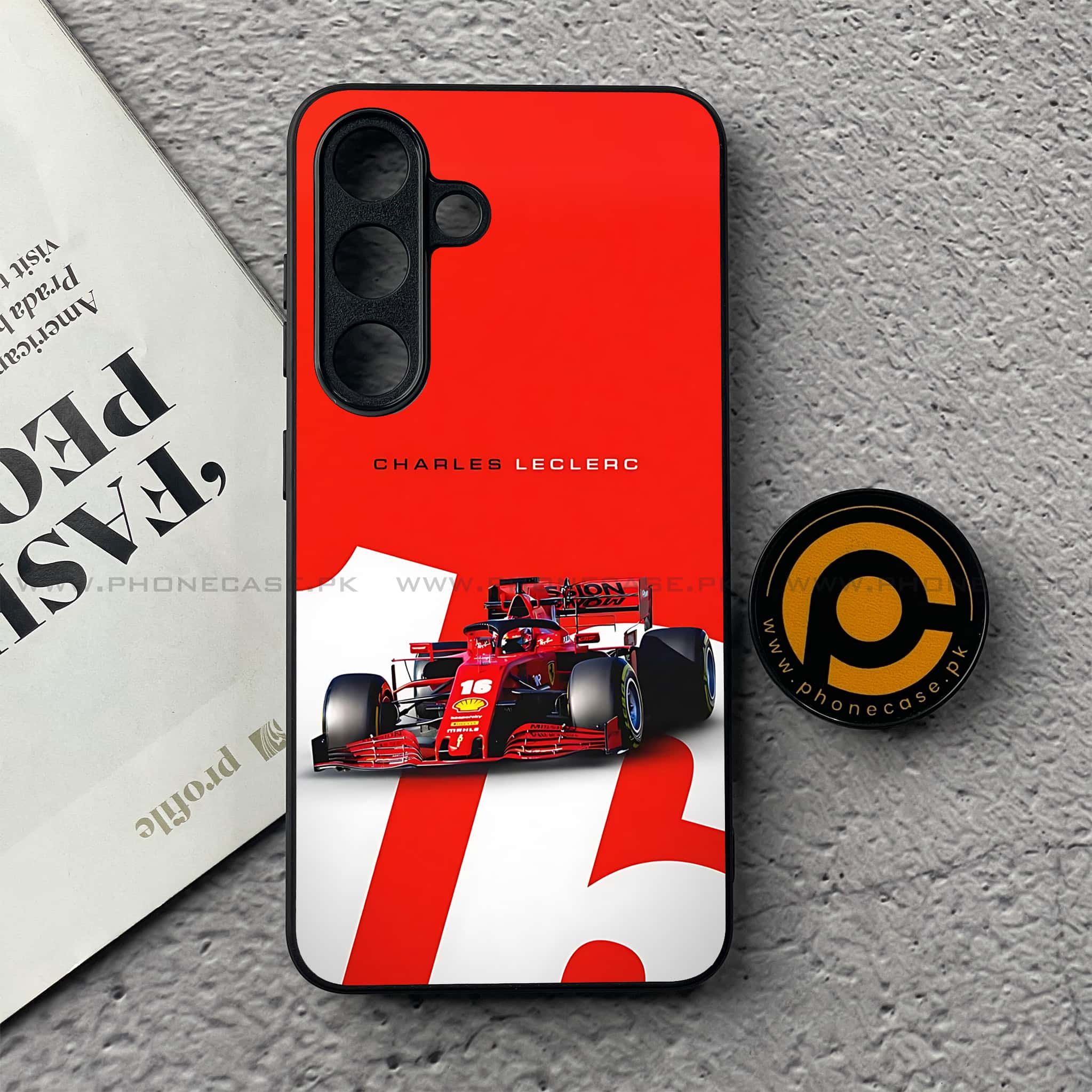 Samsung Galaxy S25 FE - Formula 1 Design Series - Premium Metal Printed soft Bumper shock Proof Case