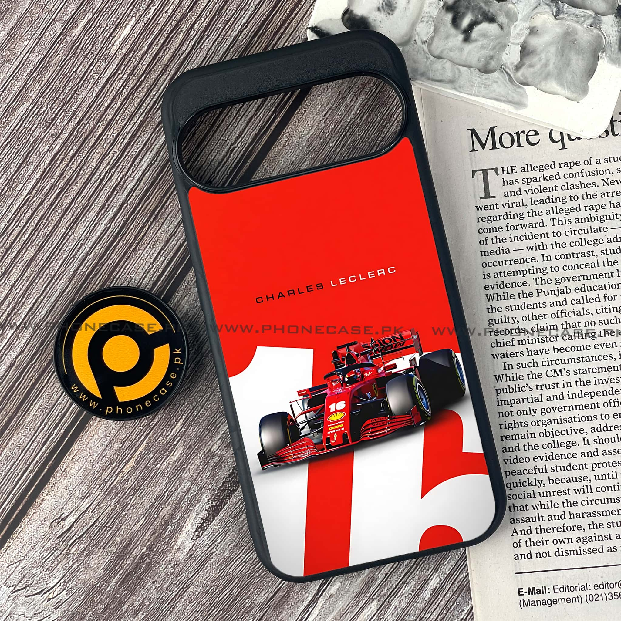 Google Pixel 9- Formula 1 Design Series - Premium Printed Glass soft Bumper shock Proof Case