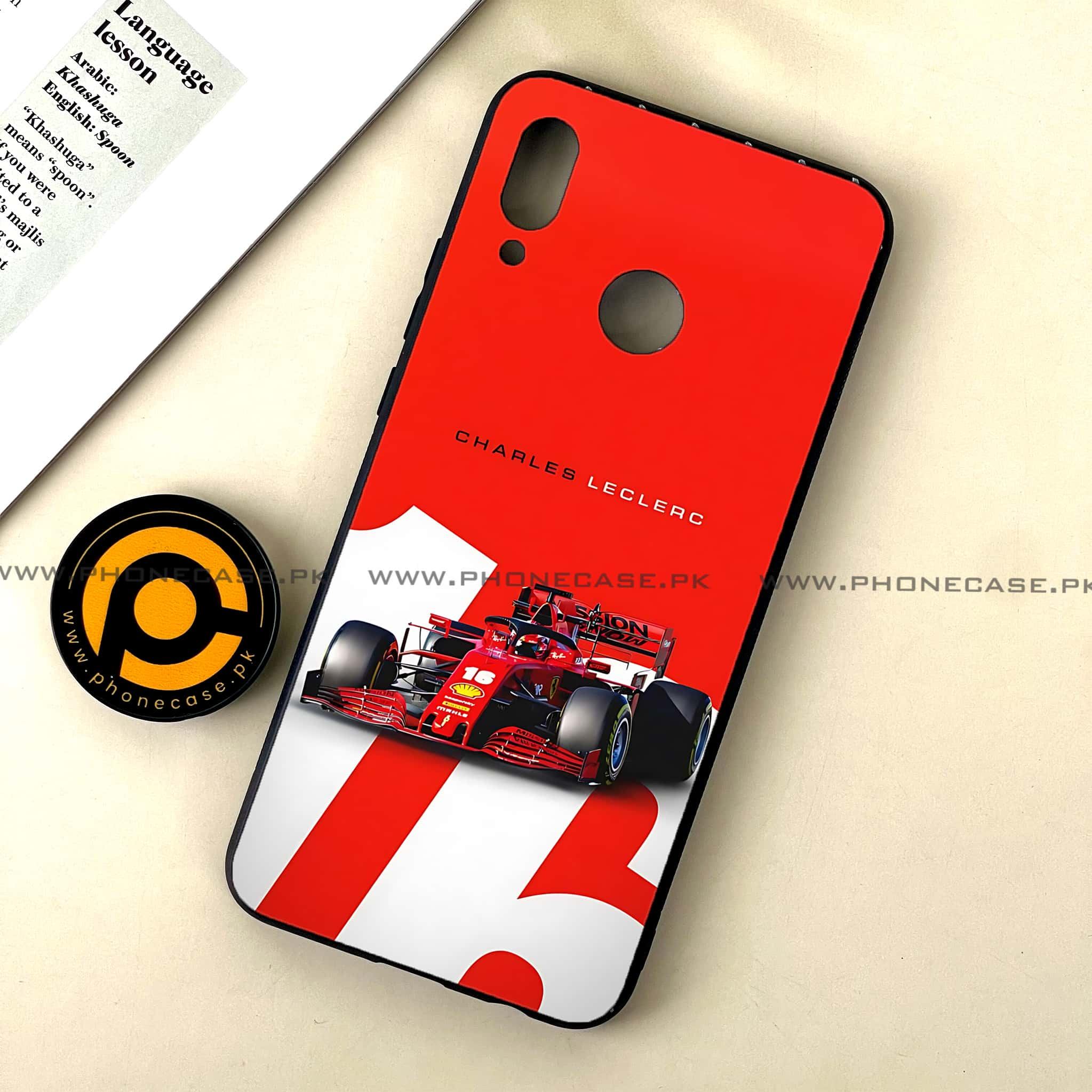 Huawei Nova 3 - Formula 1 Design Series - Premium Printed Glass soft Bumper shock Proof Case