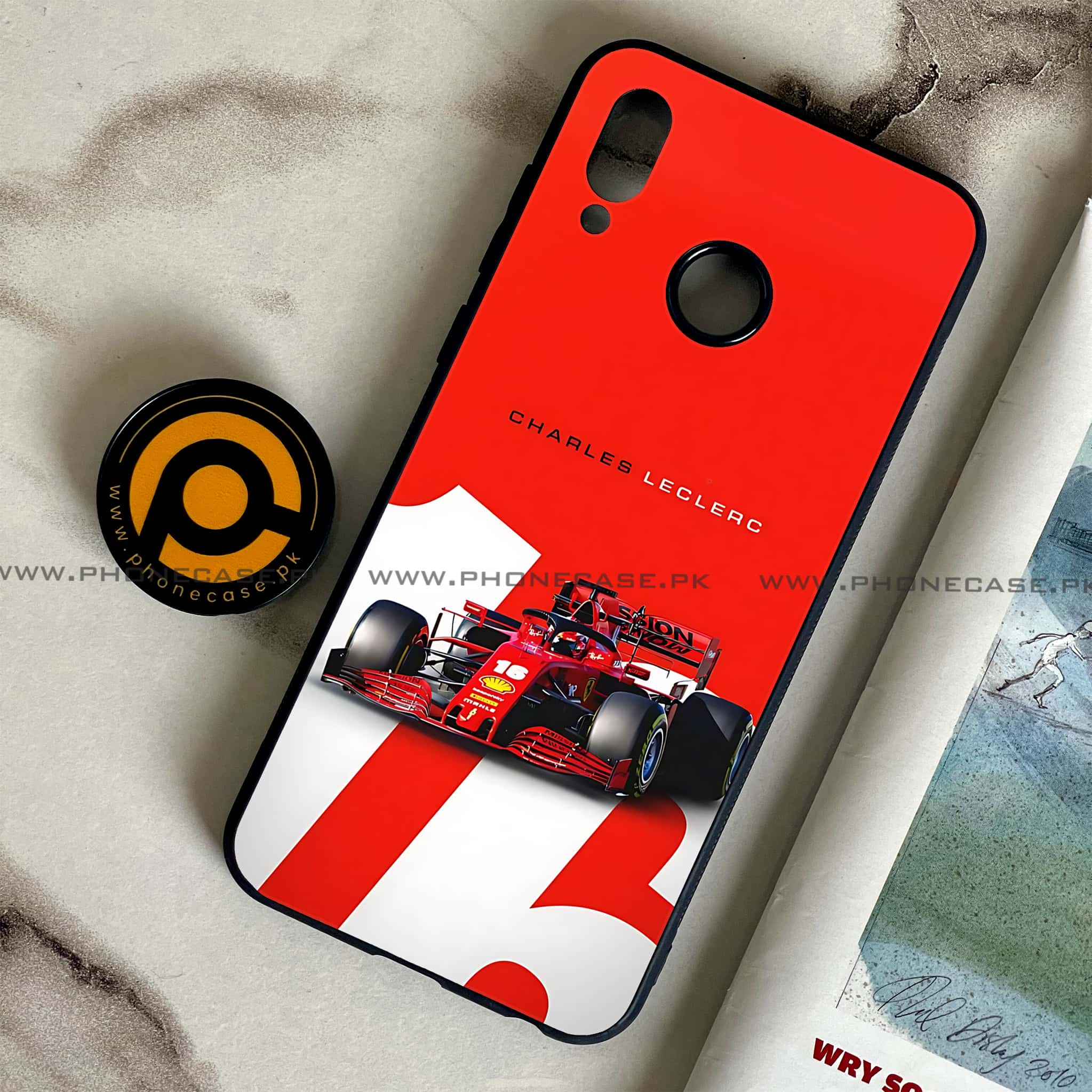 Huawei Honor Play - Formula 1 Design - Premium Printed Glass soft Bumper shock Proof Case