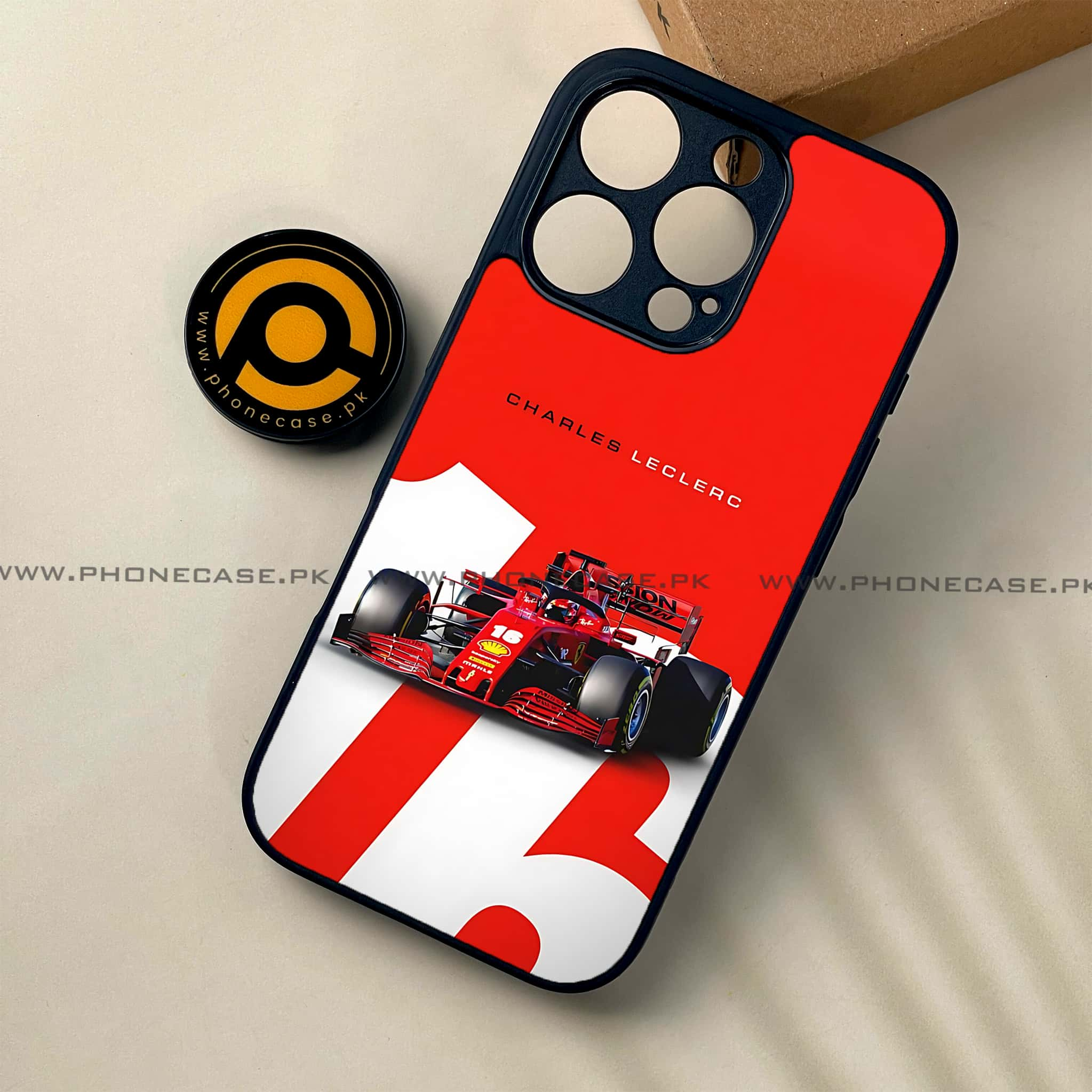 iPhone 16 Pro - Formula 1 Design - Premium Printed Glass soft Bumper shock Proof Case