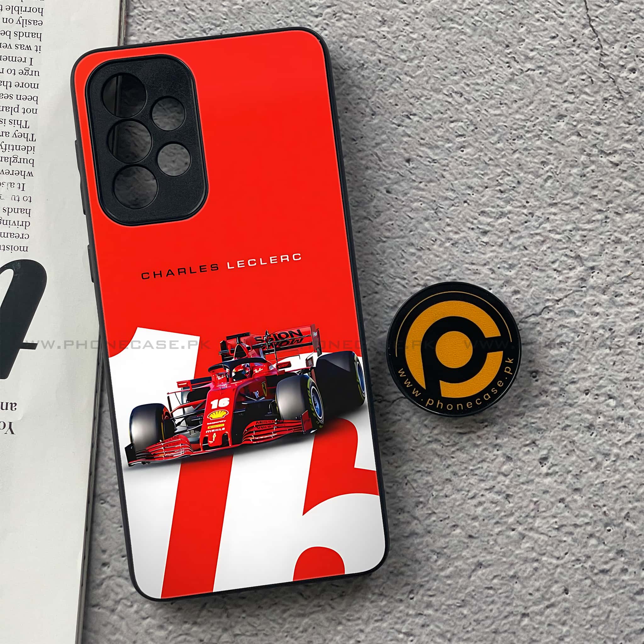 Samsung Galaxy A33- Formula 1 Design Series - Premium Printed Glass soft Bumper shock Proof Case