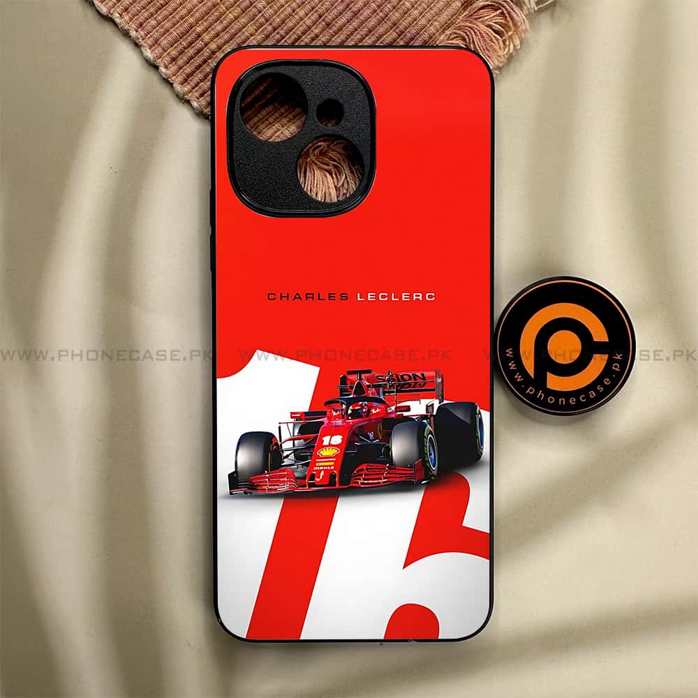 Tecno Spark 40C - Formula 1 Design Series - Premium Metal Printed soft Bumper shock Proof Case