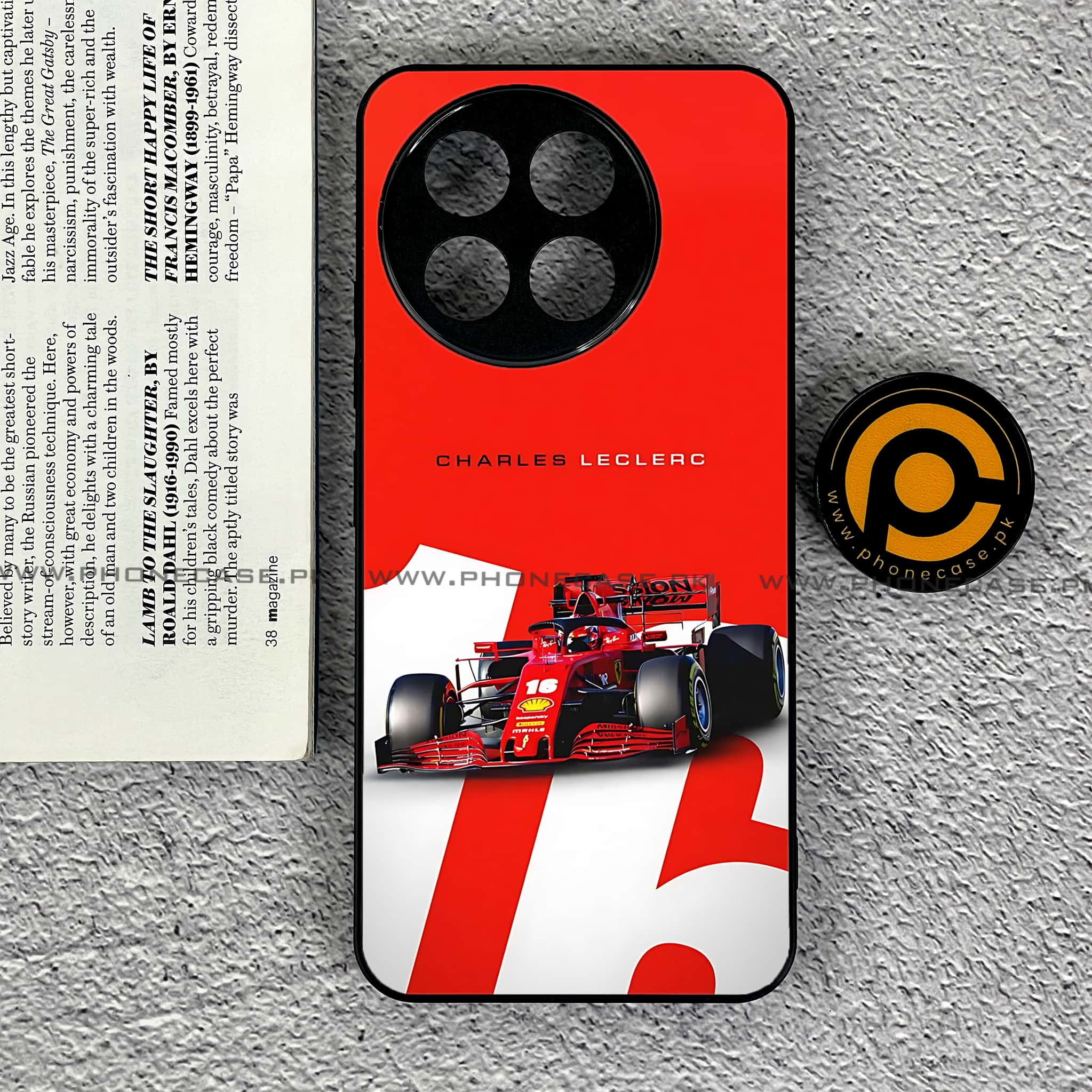 Tecno Spark 30 Pro - Formula 1 Design Series - Premium Printed Glass soft Bumper shock Proof Case