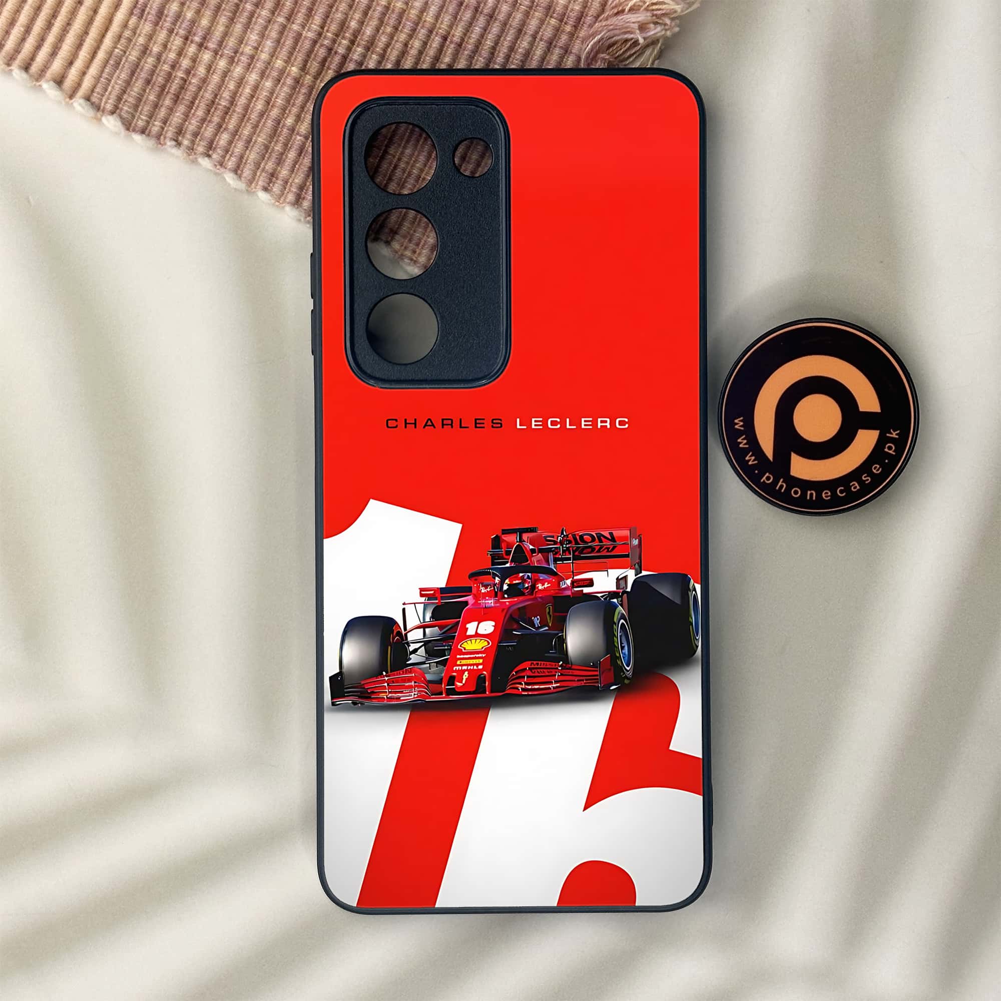 Oppo A5 2025 - Formula 1 Design Series - Premium Metal Printed soft Bumper shock Proof Case