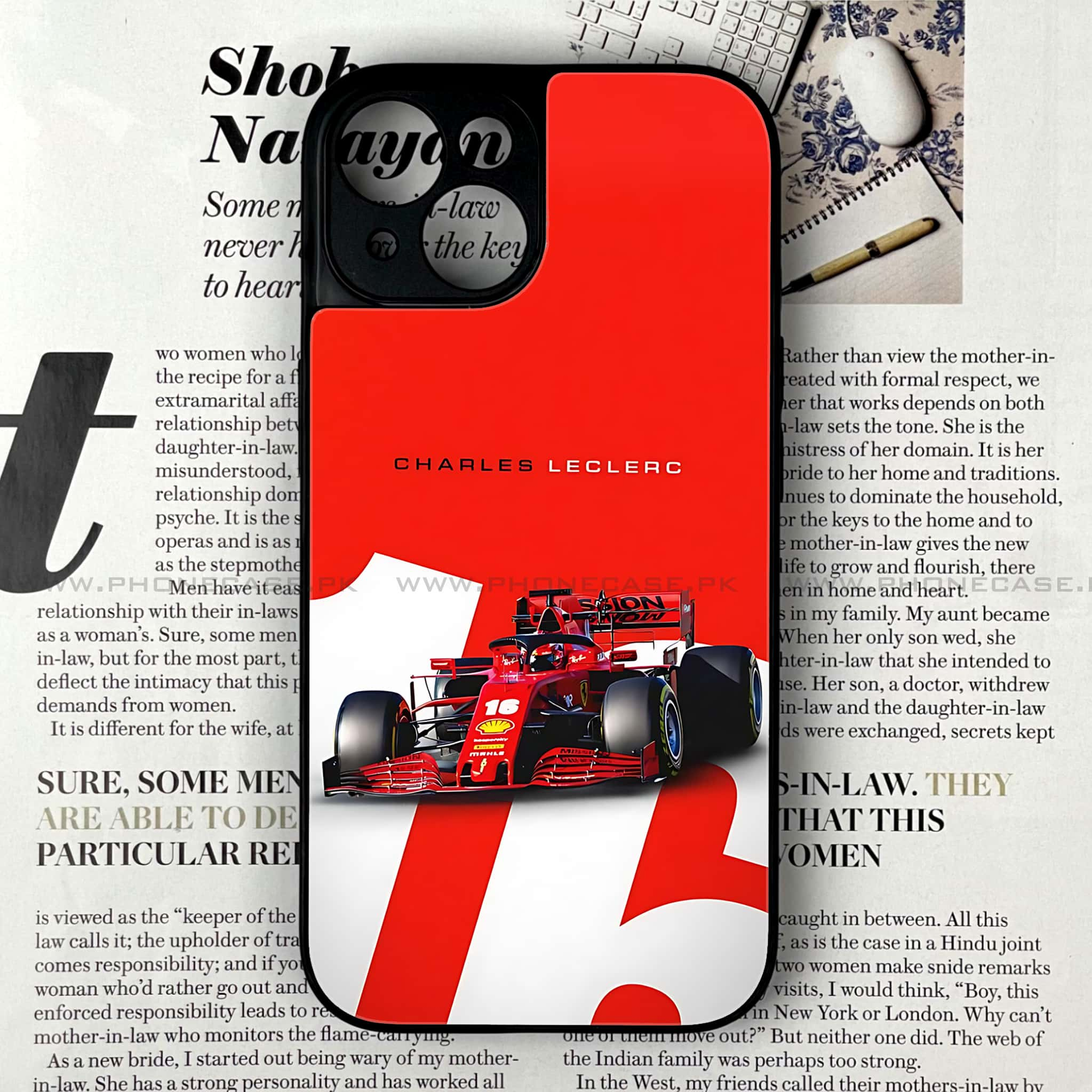 iPhone 14 - Formula 1 Design - Premium Printed Glass soft Bumper shock Proof Case