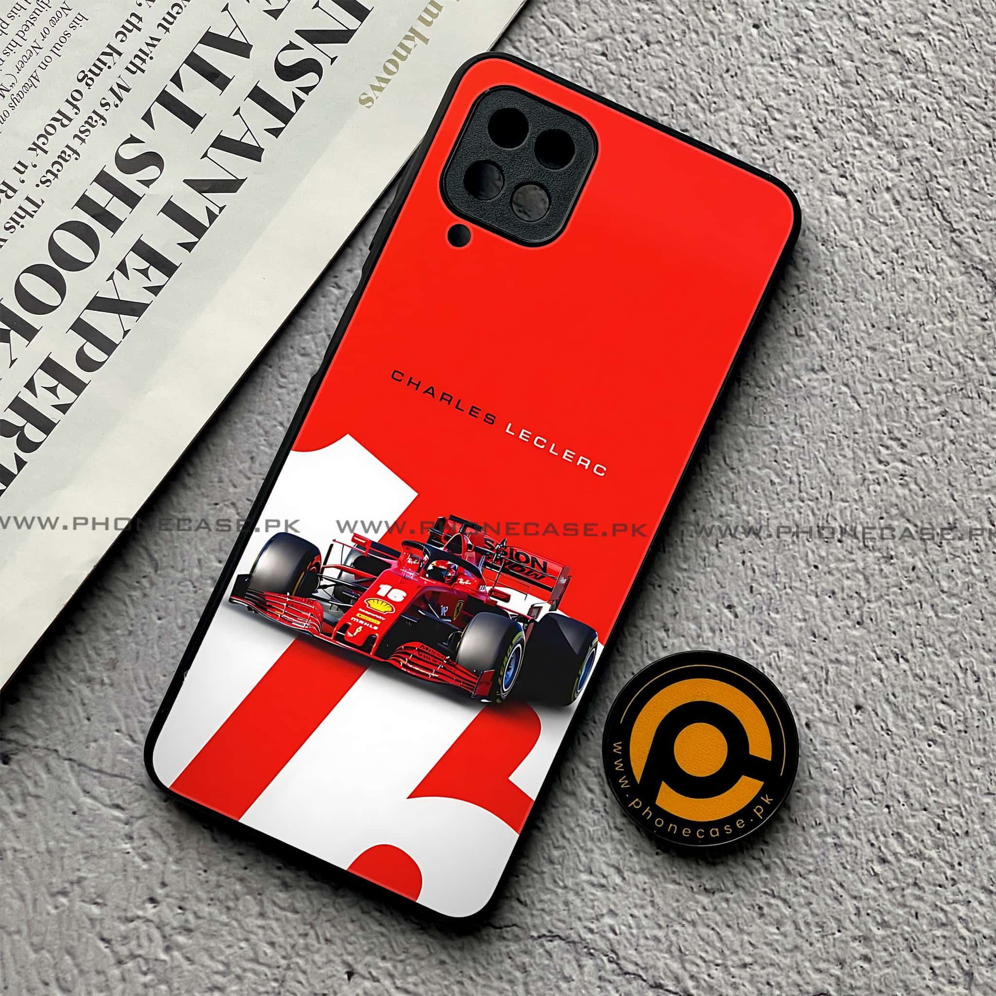 Samsung Galaxy A12 / A12 Nacho - Formula 1 Design Series - Premium Printed Glass soft Bumper shock Proof Case
