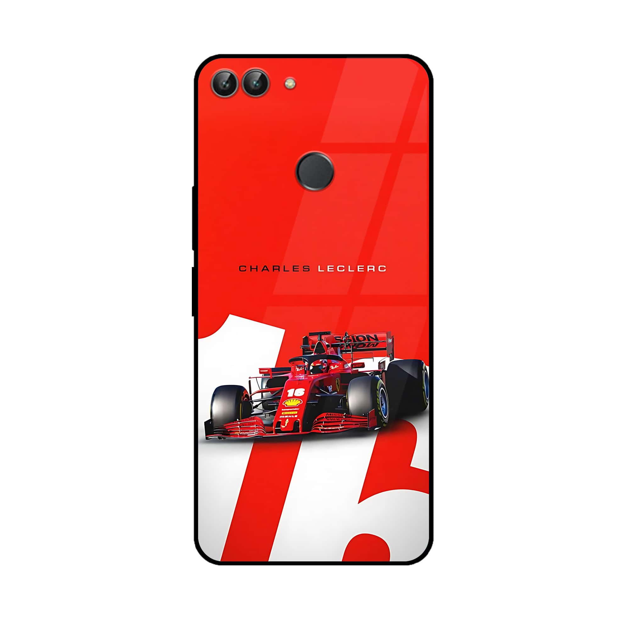 Huawei P Smart - Formula 1 Design - Premium Printed Glass soft Bumper shock Proof Case