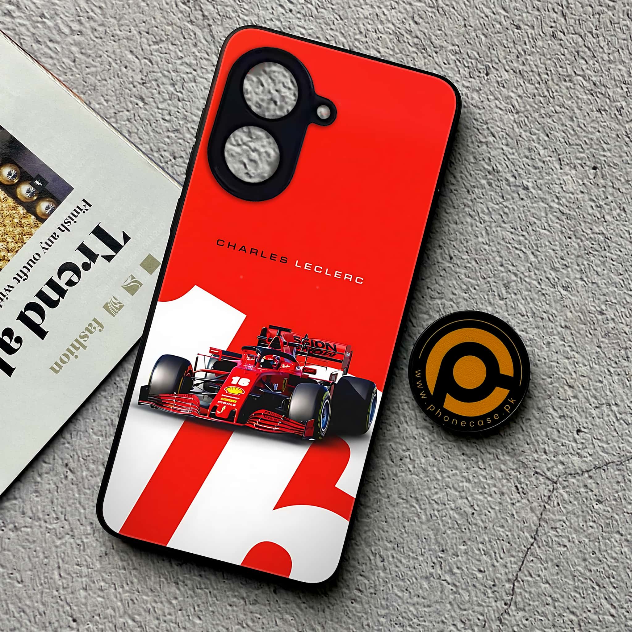 Xiaomi Redmi A5 - Formula 1 Design Series - Premium Metal Printed soft Bumper shock Proof Case