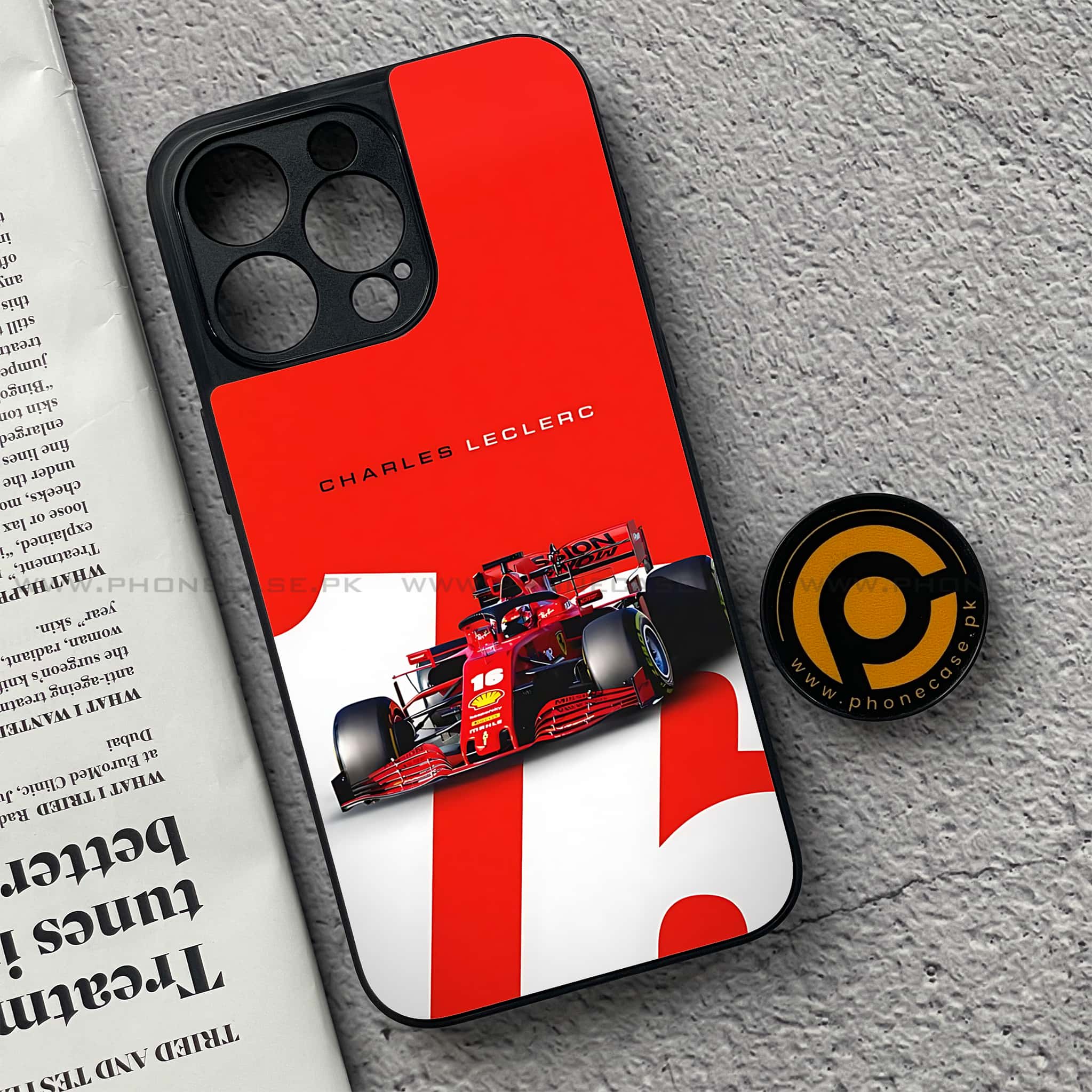iPhone 15 Pro - Formula 1 Design Series - Premium Metal Printed soft Bumper shock Proof Case
