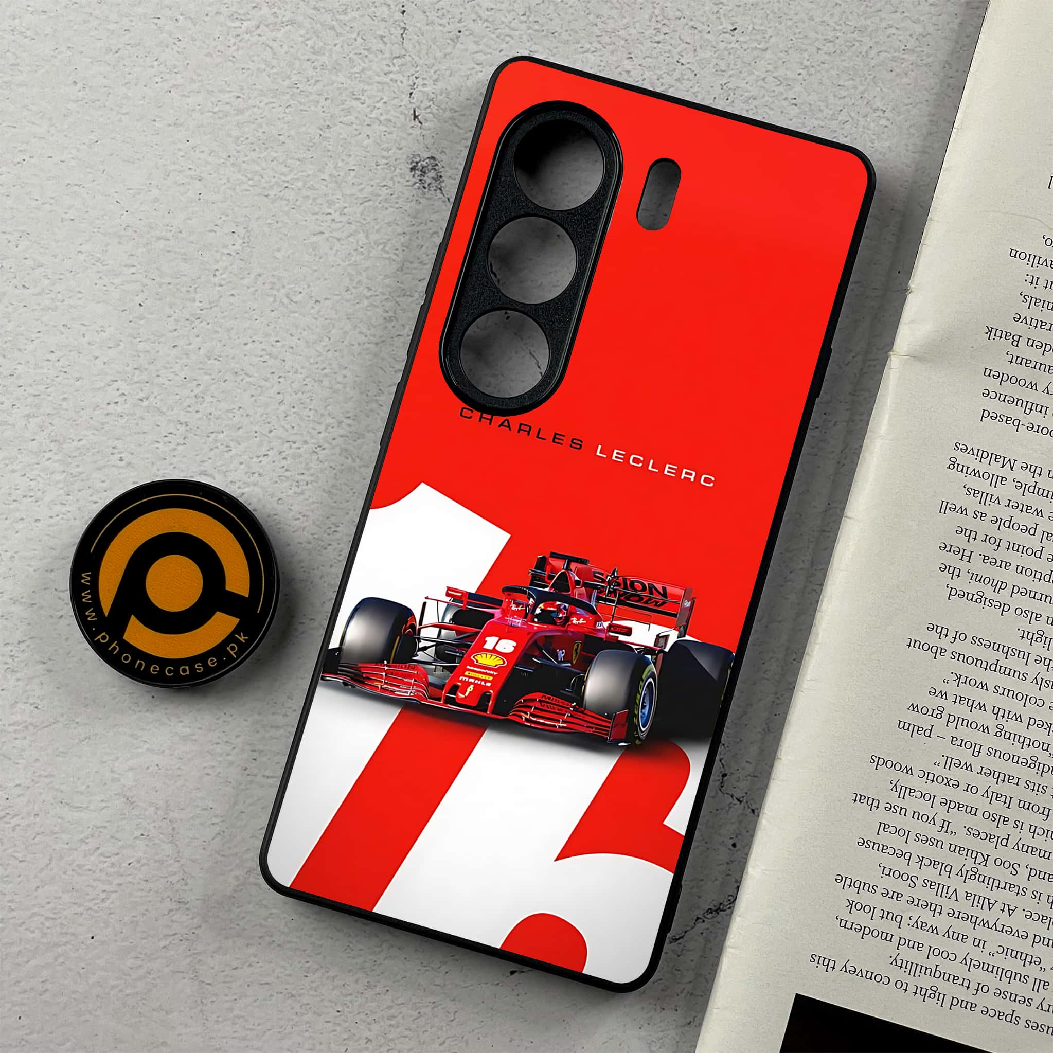 Tecno Camon 40 - Formula 1 Design Series - Premium Metal Printed Soft Bumper Shockproof Case