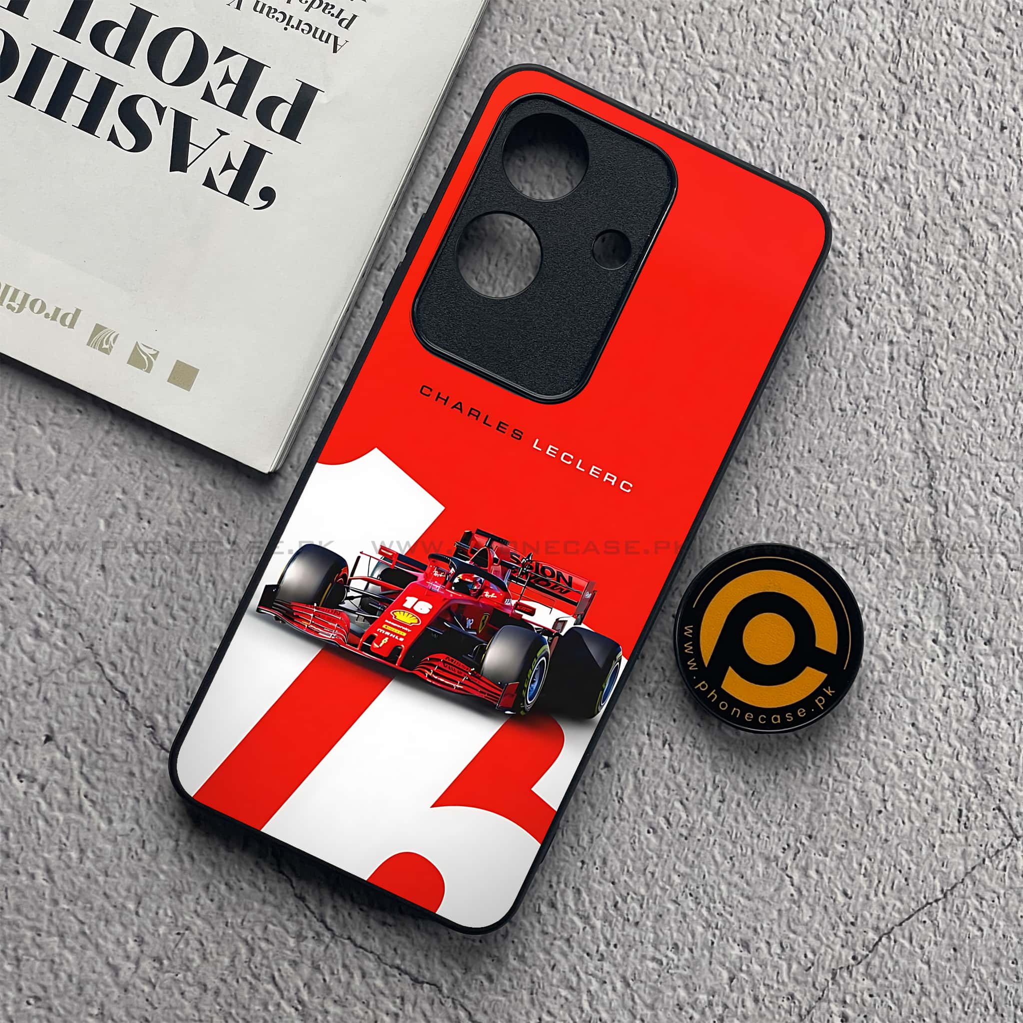 Realme Note 60x - Formula 1 Design Series - Premium Metal  Printed soft Bumper shock Proof Case