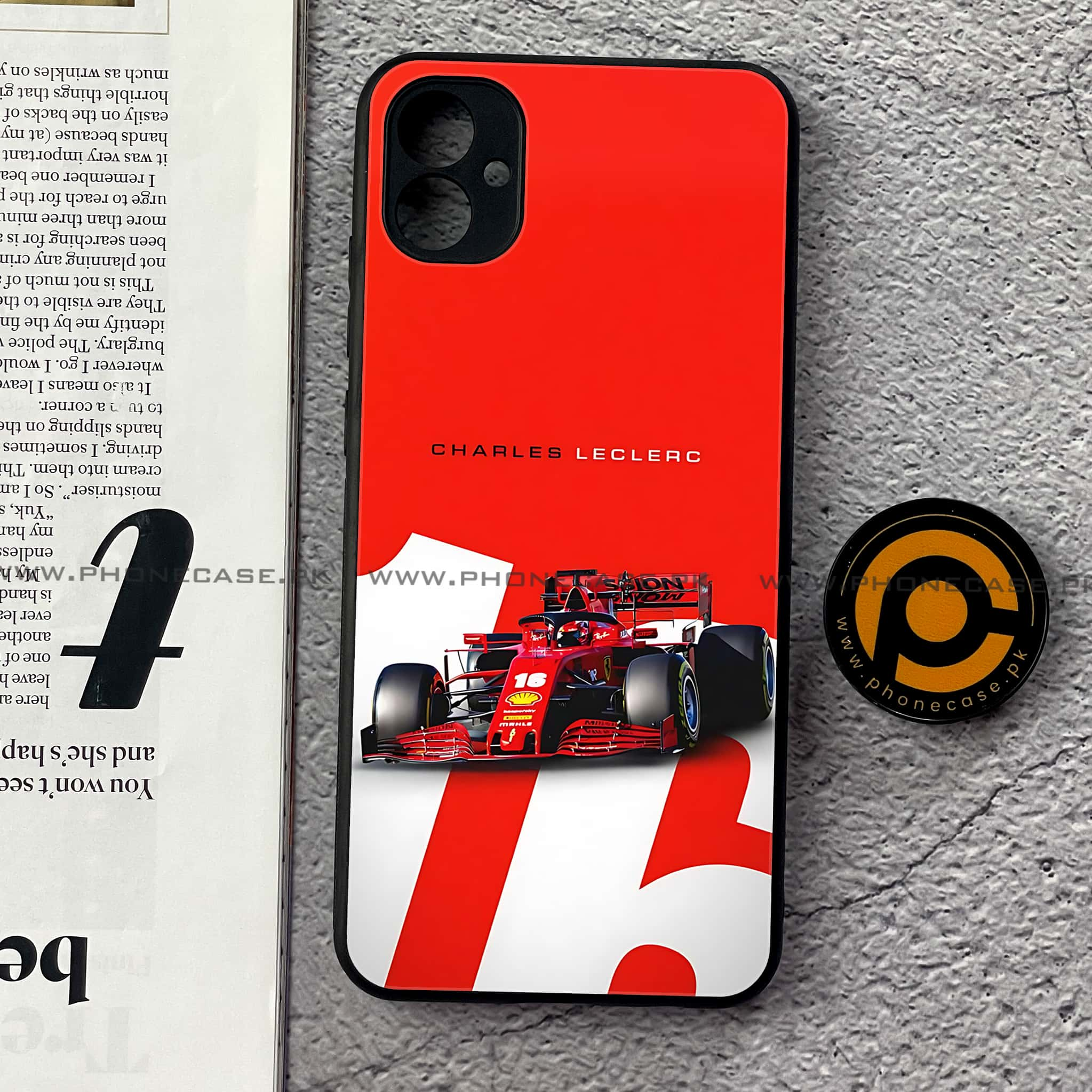 Samsung Galaxy A04e - Formula 1 Design - Premium Printed Glass soft Bumper shock Proof Case