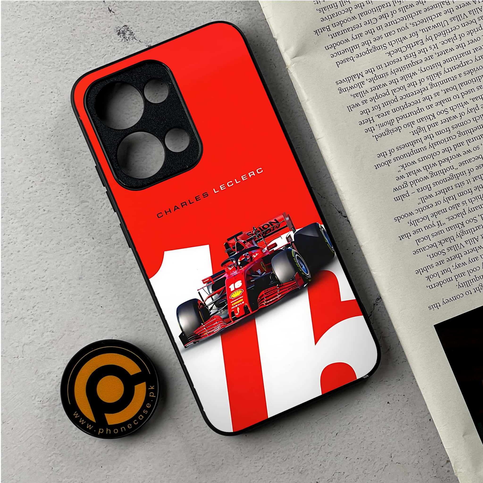 Oppo Reno 13 - Formula 1 Design Series - Premium Metal Printed Soft Bumper Shockproof Case