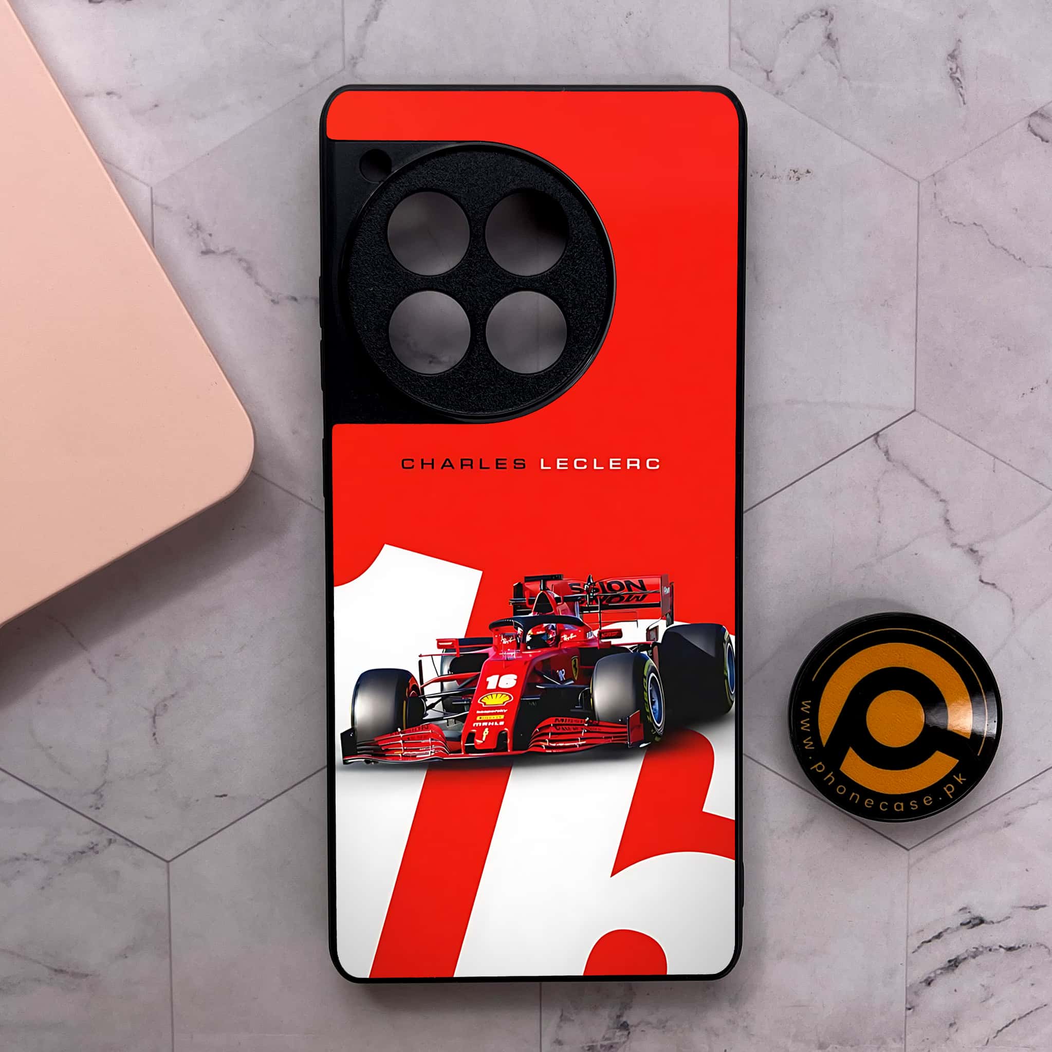 OnePlus 12R - Formula 1 Design Series - Premium Metal Printed soft Bumper shock Proof Case