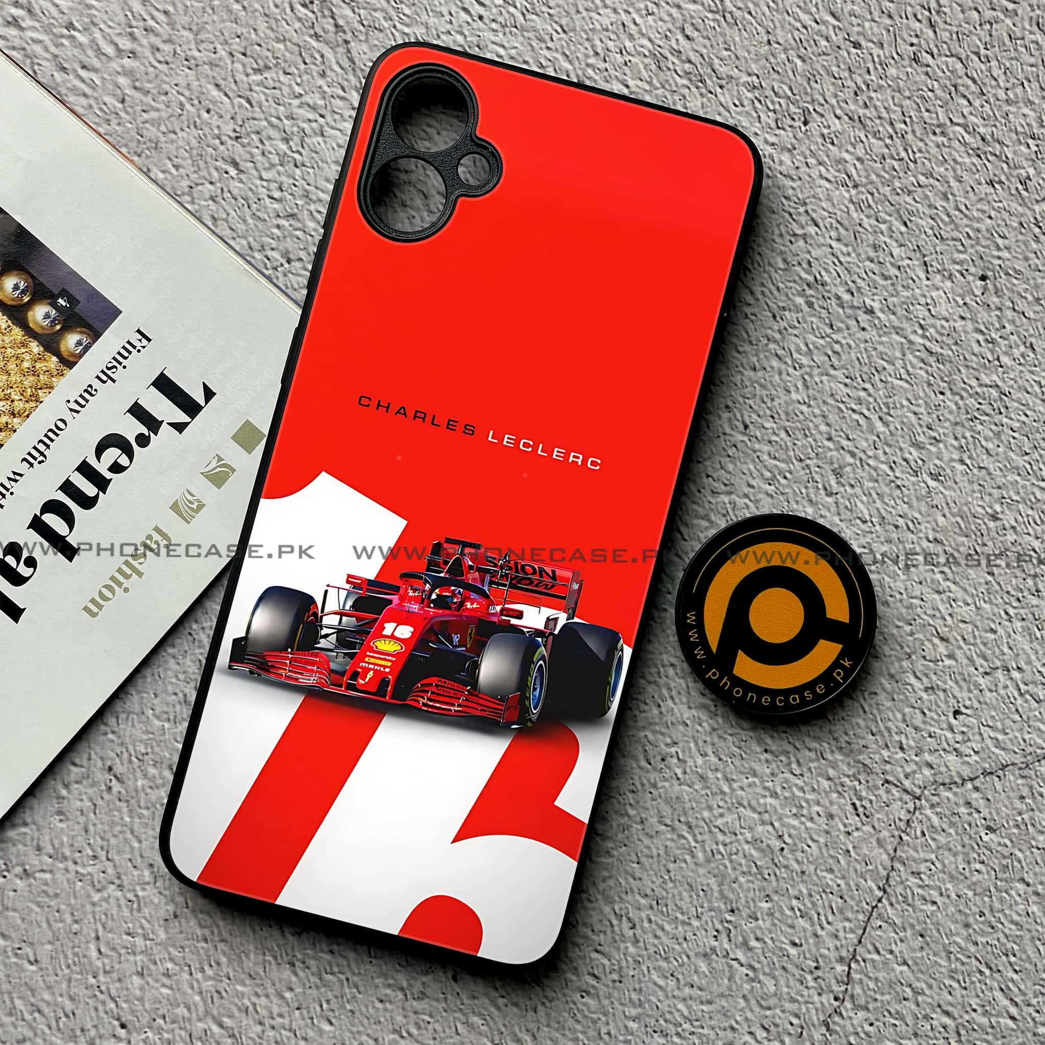 Samsung Galaxy A05 - Formula 1 Design Series - Premium Metal Printed soft Bumper shock Proof Case