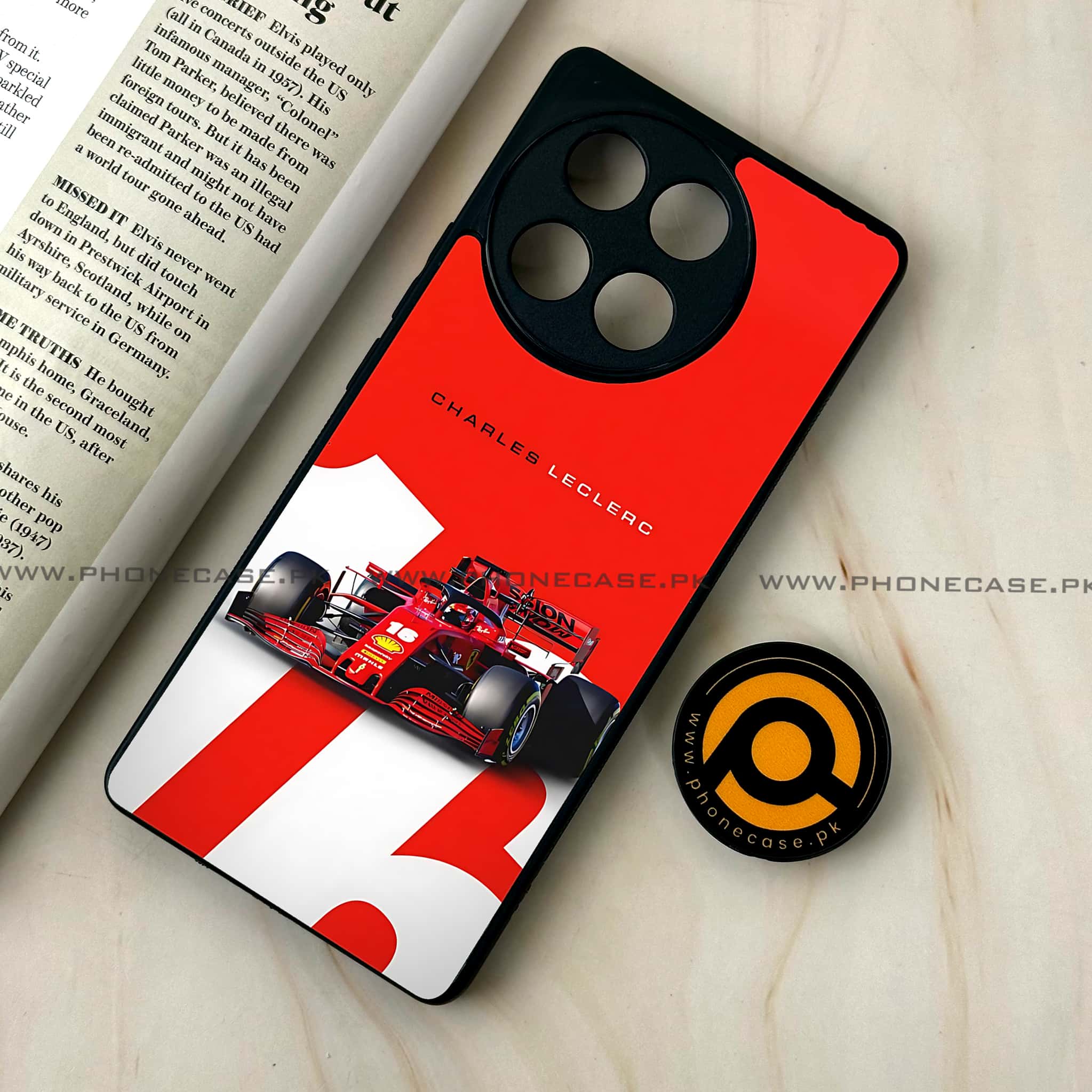 Tecno Camon 30s - Formula 1 Design - Premium Metal Printed soft Bumper shock Proof Case