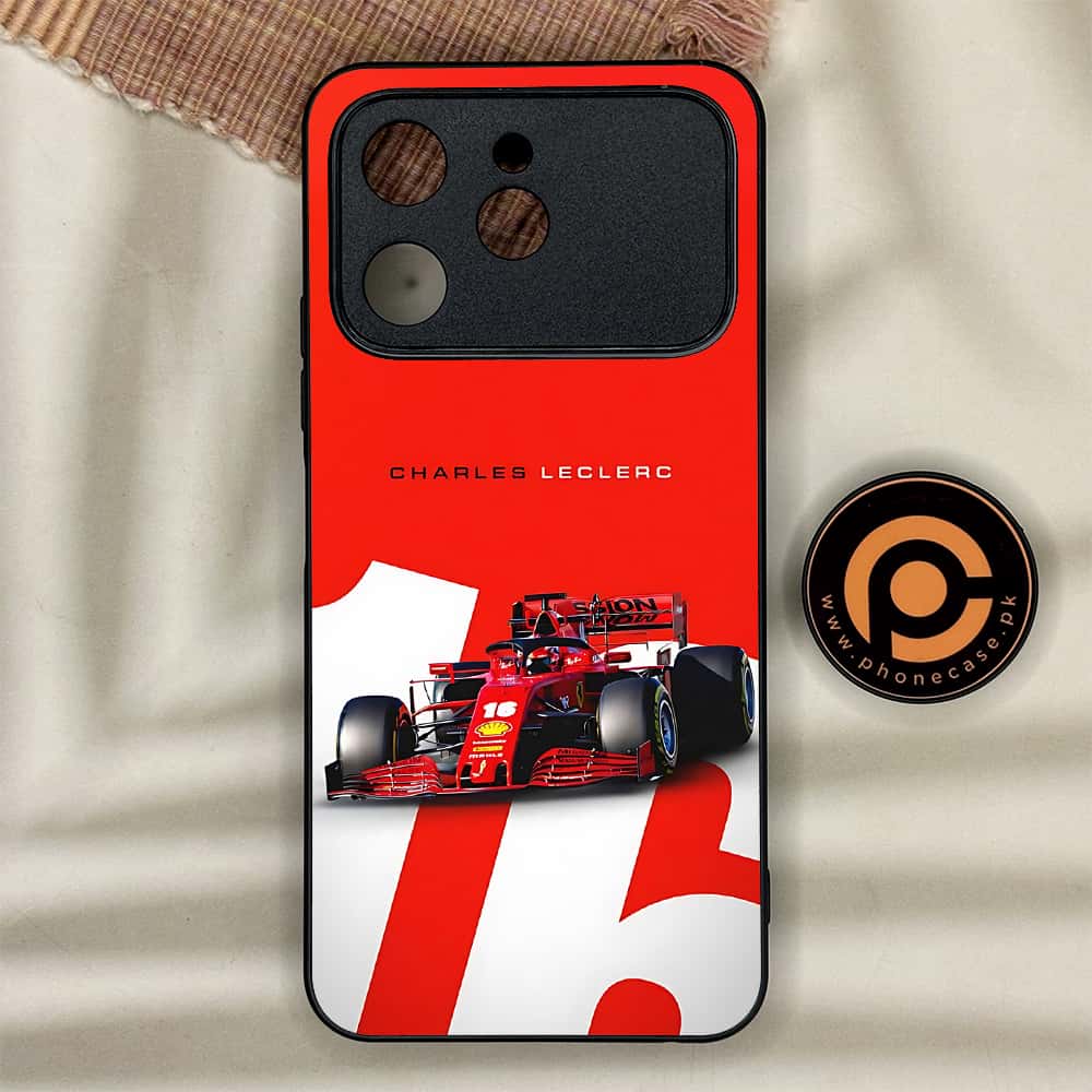 Tecno Spark 40 - Formula 1 Design Series - Premium Metal Printed soft Bumper shock Proof Case