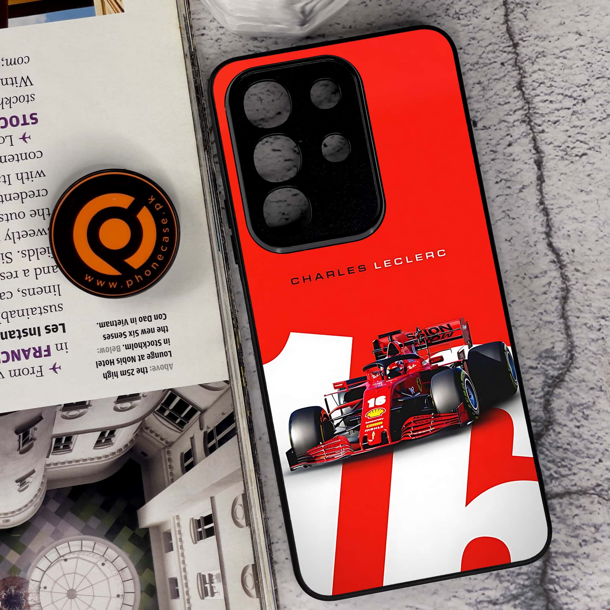 Vivo Y29 4G - Formula 1 Design Series - Premium Metal Printed soft Bumper Shock Proof Case  CS-35198
