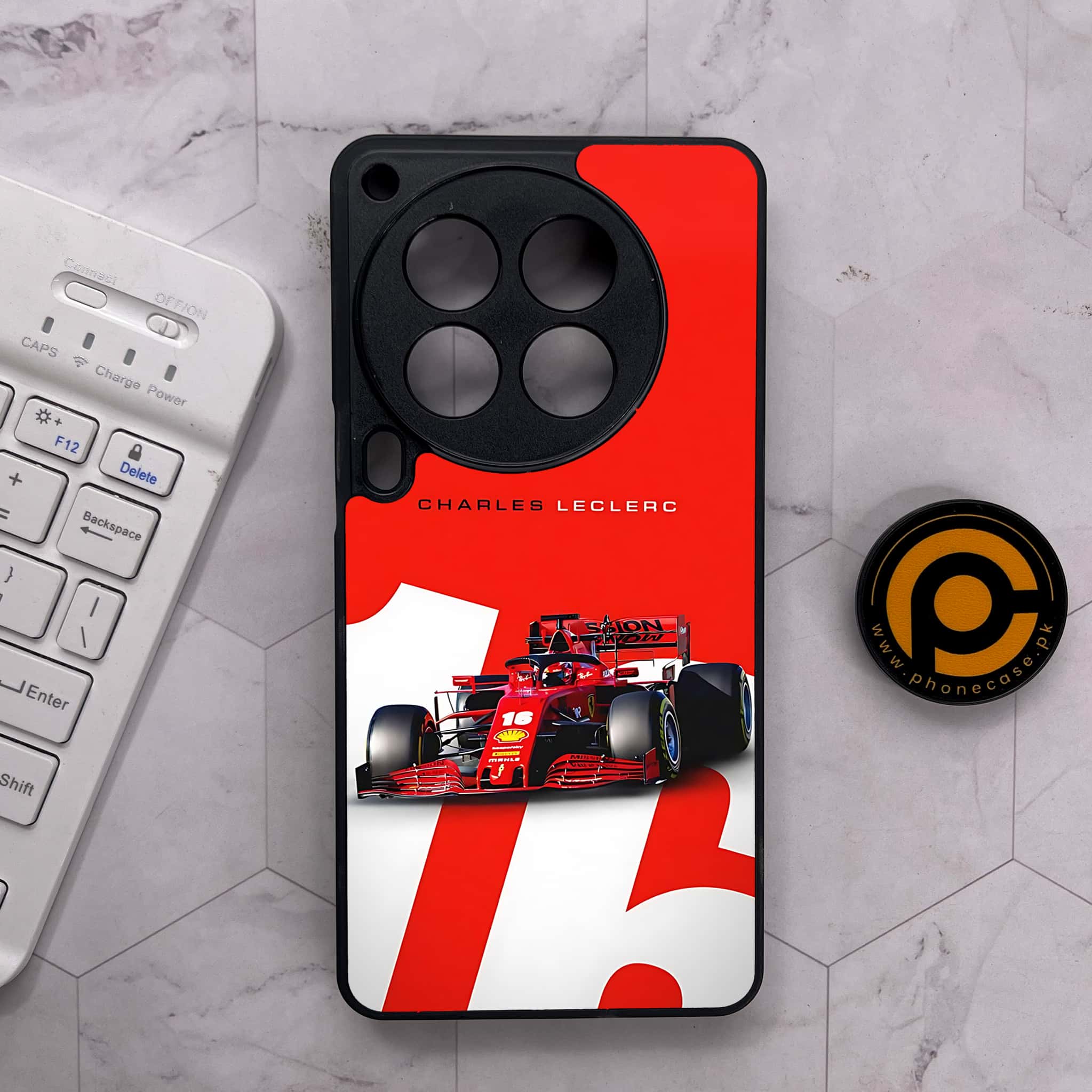 Tecno Camon 30 Premier - Formula 1 Design Series - Premium Metal Printed soft Bumper shock Proof Case