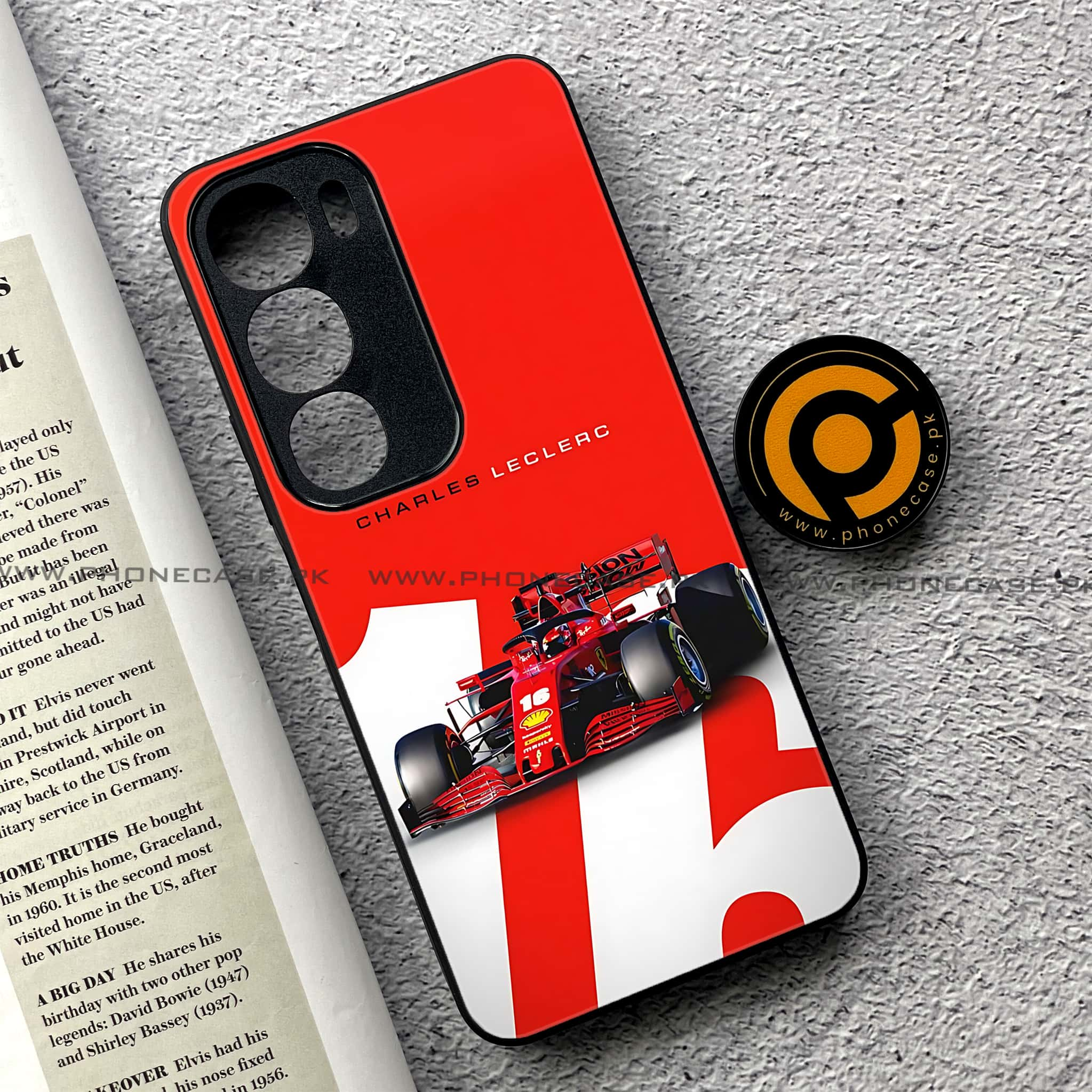 Vivo Y19s - Formula 1 Design - Premium Printed Glass soft Bumper shock Proof Case