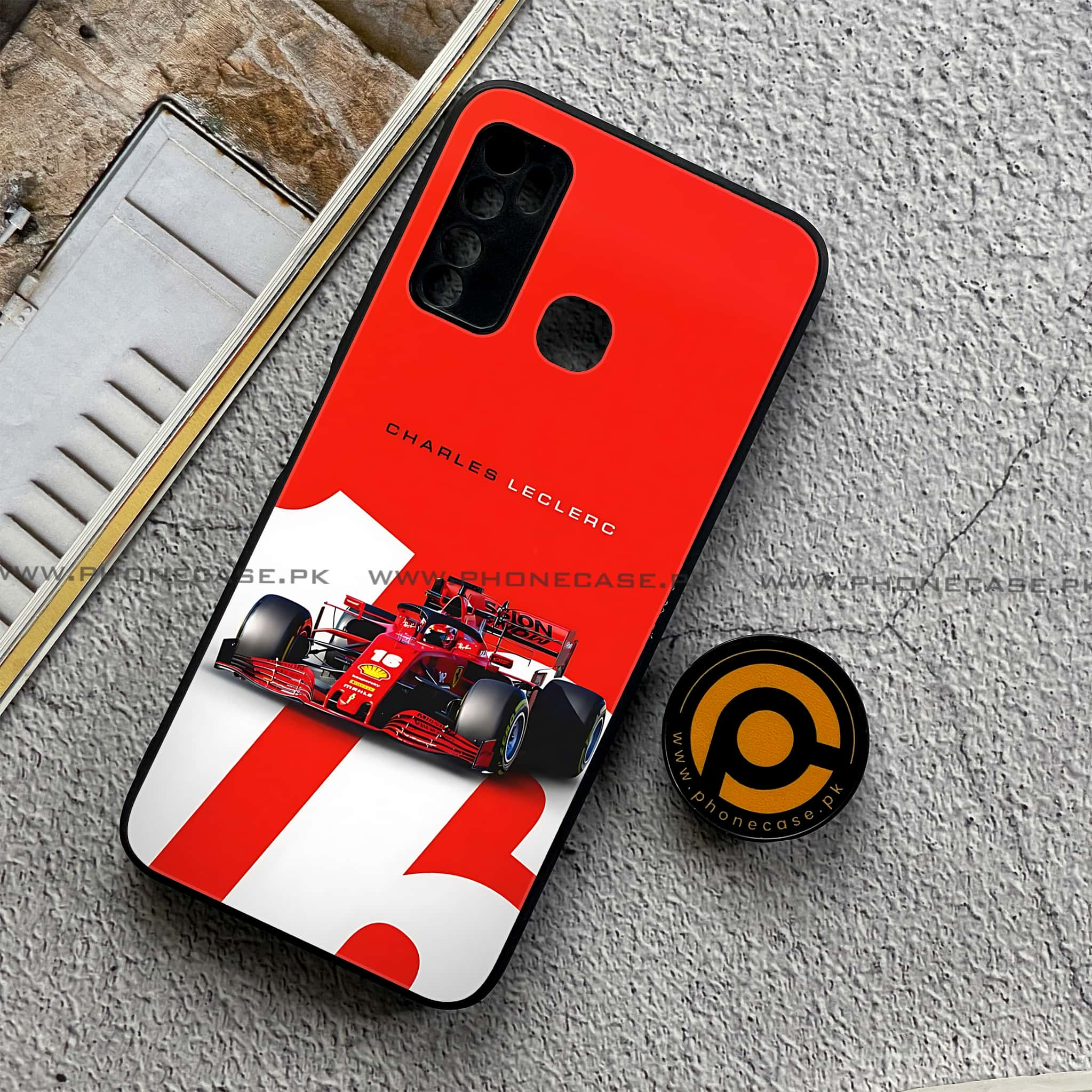 Infinix Note 7 Lite - Formula 1 Design - Premium Printed Metal soft Bumper shock Proof Case